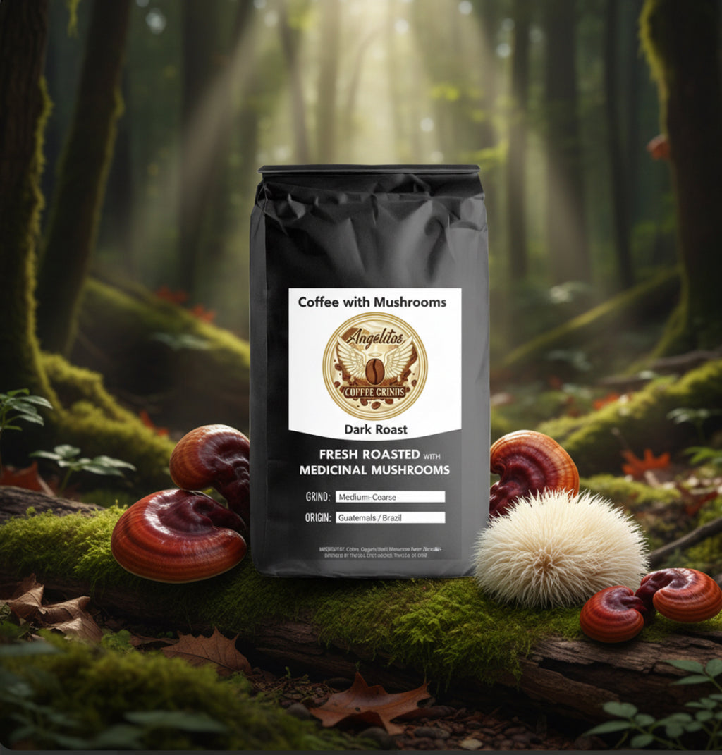 Coffee with Mushrooms Dark Roast